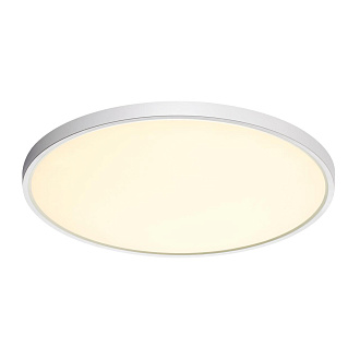 Cветильник 49,5*2,5 см, LED 40W, 3000/4000 К, IP40, белый, пластик Sonex Alfa White, 7659/40L