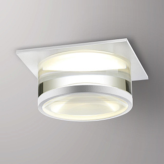 Светильник 9 см, NovoTech GEM 370917, белый, вр 7 см