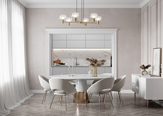 Светильник 96 см, Maytoni Vision MOD411PL-06G, золото