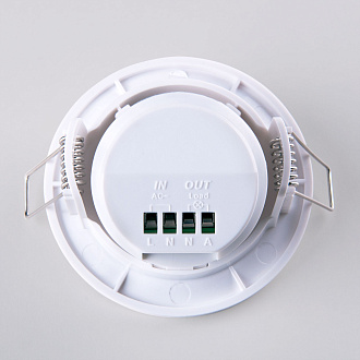 Инфракрасный датчик движения  8m 2,2-4m 800W IP20 360° SNS-M-12 белый Elektrostandard