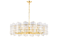 Люстра Ø1000 x H250(900), мм, 16*40W (640W), GOLD (Золото) NewRgy B9-D1000 H-GOLD