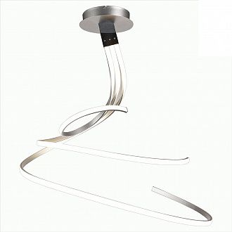 Подвесной светодиодный светильник Mantra Nur 5821, LED, диаметр 91 см., цвет серебро.