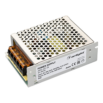 Блок питания ARS-60-24 (24V, 2.5A, 60W) (Arlight, IP20 Сетка, 2 года) 026153