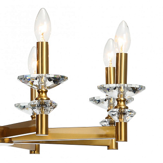 Подвесная люстра Stilfort Albert 1048/03/08P, диаметр 71 см, золото