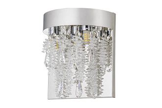 Бра *18*23 см, 3*GAL*W, Arti Lampadari Flusso Nickel Flusso H 2.18.107 N, никель