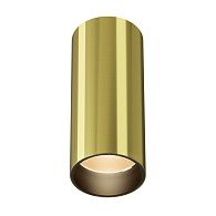 Накладной светильник 5,2*5,2*12,5 см,  LED, 12W, 3000К, Maytoni Technical FOCUS LED C056CL-L12W2.7K-W-BS латунный