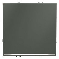 Выключатель встраиваемый Voltum S70 одноклавишный с подсветкой 10А, титан пластик Soft touch VLS010206