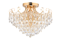 Люстра Ø640 x H520, мм, 8*40W (320W) + 8*3W (24W), FGD (ЗОЛОТО) Rilon 1501/8+8 FGD