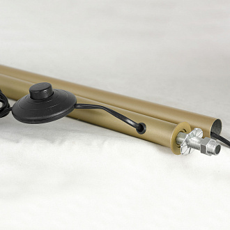 Торшер Lussole LSP-0638, 30*170 см, матовое золото