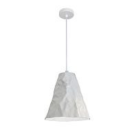 Подвесной светильник 20*19 см, 1*E27, 60W, Divinare Piramide 5097/33 SP-1, Белый