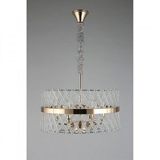 Подвесная люстра 55*70-150 см, 6*E14, 40W, Aployt Toinet APL.734.06.06, никель