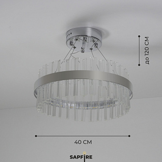 Светильник MD.6015 СHROME/ХРОМ D400/H1200/1/LED/40W/4500K INNOVATION STYLE DZN22-05 ASK
