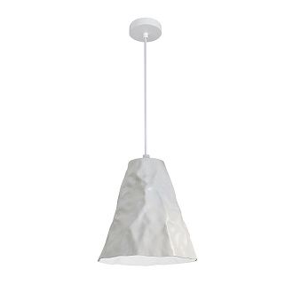 Подвесной светильник 20*19 см, 1*E27, 60W, Divinare Piramide 5097/33 SP-1, Белый