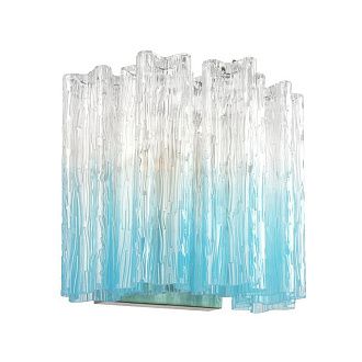 Настенный светильник 25 см, Loft IT Murano 10580W Clear blue, бронза
