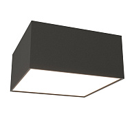 Накладной светильник 12*12*6 см, LED, 12W, 3000К, Maytoni Technical Zon C032CL-12W3K-SQ-B черный