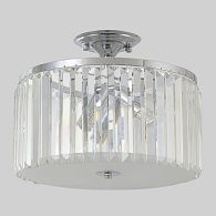 Потолочная люстра 40 см, Crystal Lux HILTON PL4 CHROME, хром