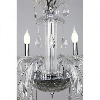 Подвесная люстра 75*82-132 см, 6*E14, 40W, Omnilux Omnilux 702 OML-70203-06, хром