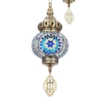 Подвесной светильник  Citilux Каир CL419136, бронза, мозаика синяя