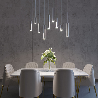 Подвесной светильник LED 7W, 4000 К, 133*6*6 см, белый, Elektrostandard Base 50247 LED