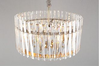 Подвесная люстра 60*32-115 см, 8*E14, 40W, Aployt Verene APL.808.13.08, золотой