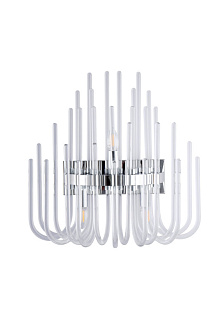 Бра 28*48*48 cм, 3*E14*40W Divinare Bianca 6043/02 AP-3 хром