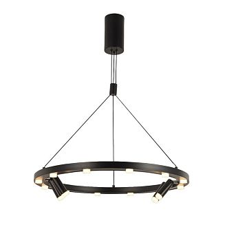 Люстра 65*65*120 см, 16*LED*48W, 3000K Gerhort G52134/16P BK BK, Черный