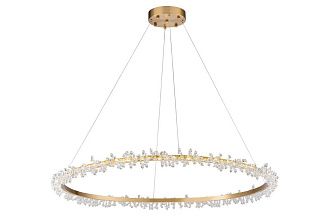 Люстра Ø1000 x H1000, мм, 62W 4000K, BRONZE+CL(Бронза+сатин никель) NewRgy 555P-1000 BRONZE+CL