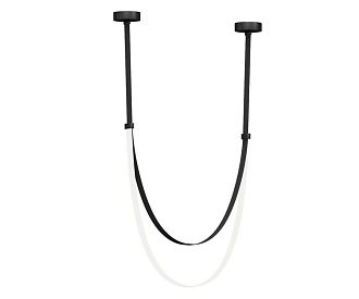 Светильник 300 см, 70W, 4000K, Kink Light 07689A-150,19, черный