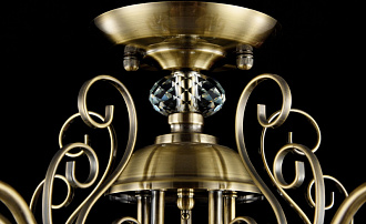 Люстра потолочная/подвесная Диаметр 58,3 см Freya FR2405-PL-03-BZ Бронза