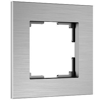 W0013506 Рамка на 1 пост AluMax, алюминий Werkel, 4690389203992
