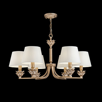 Подвесная люстра Maytoni Barbara H003PL-06MG, золото, диаметр 73 см