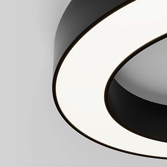 Потолочный светильник 6 см, LED*36W, 4000K, Maytoni Lua 120° C093CL-36W4K-B, Черный