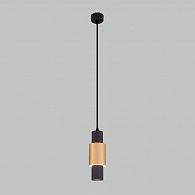 Подвесной светильник светодиодный 8 см 4200K 13W Eurosvet  Bento 50204/1 LED черный/матовое золото