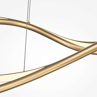 Подвесной светильник 115*33*333 см, LED, 56W, 3000К, Maytoni Plons MOD283PL-L65BS3K латунный