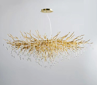 Светильник ElegantLight DZN-8262 GOLD/ЗОЛОТО D1800*800/H500/20/E14/10W RAIN 22-10
