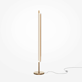 Торшер 25*148 см, LED 15W 3000K Maytoni Modern Loom MOD258FL-L15BS3K латунь