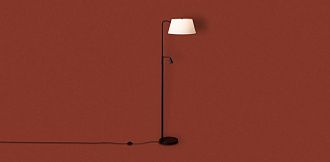 Торшер 47**-160 см, 1*E14*40W, Freya Flint FR2066FL-L40B, Черный