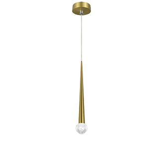 Подвес с декоративной насадкой (шар) 4W 282LM 24G 3CCT 3000/4000/6000K Punto mini Lightstar 807003-2 Латунь
