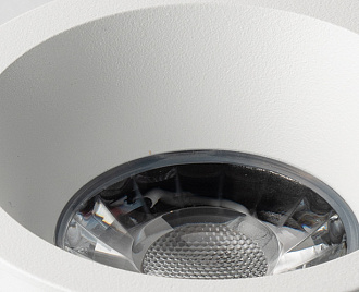 Встраиваемый LED светильник влагозащищенный Italline DL 3241 white, 10W LED, 3000K, белый, вр 6,2 см