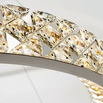 Люстра *80*10 см, LED*89W, 3000-6000K, Modelux  ML.335.800 CR, Хром