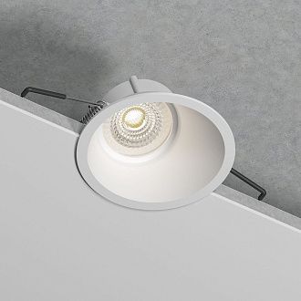 Светильник встраиваемый 9,5/8,5 см, Elektrostandard Side GU10 25059/01, белый, вр 8,5 см