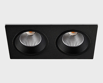 Встраиваемый светильник 7,2*5,4 см, ITALLINE IT08-8035 black 3000K, вр 6,5 см