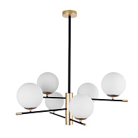 Люстра 75*56 см, 6*E14*40W  Arte Lamp Arkab A2225LM-6BK черный