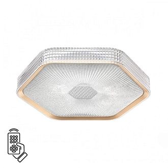 Светильник 43*39*7- см, 1*LED*48W, 3000-4000-6000K, Sonex Sparks 7746/48L, белый