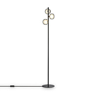 Торшер 160 см, Freya Modern FR5435FL-03B, черный