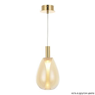 Светильник 15 см, 4W, 3000K, Crystal Lux GAUDI SP4W LED AMBER, золото-янтарный