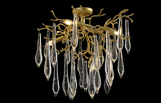Люстра 60 см, Crystal Lux REINA PL5 D600 GOLD PEARL Золото