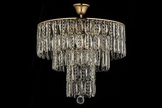 Люстра подвесная *40*32 см, 6*E27*60W, Arti Lampadari Deliceto Deliceto E 1.5.46.100 G, золото