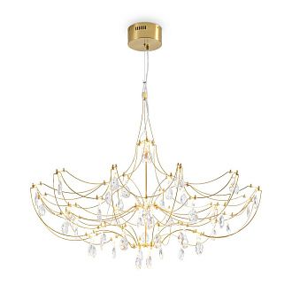 Подвесной светильник *90*90-150 см, *LED*25W, Freya Amela FR6138PL-L30BS, Латунь