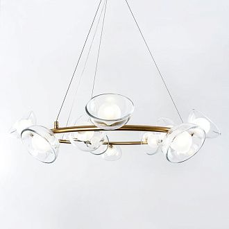 Подвесной светильник 75*50/100 см, 15хG4 MODESTYLE MS.6015.15 BS латунь